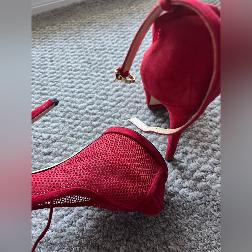Red mesh heels - Picture 16 of 16
